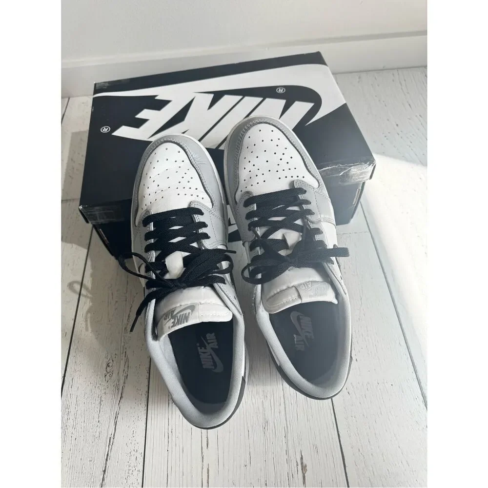 Air Jordan 1 Low OG - Wolf Grey and White